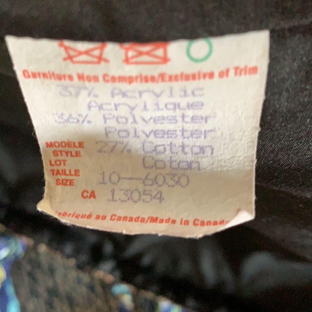 Vintage 1990s Traditions paisley vest waist cost - Picture 7 of 7